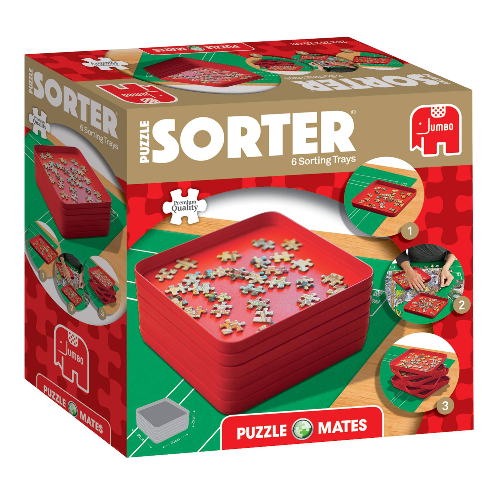Puzzle-Sortier Schalen