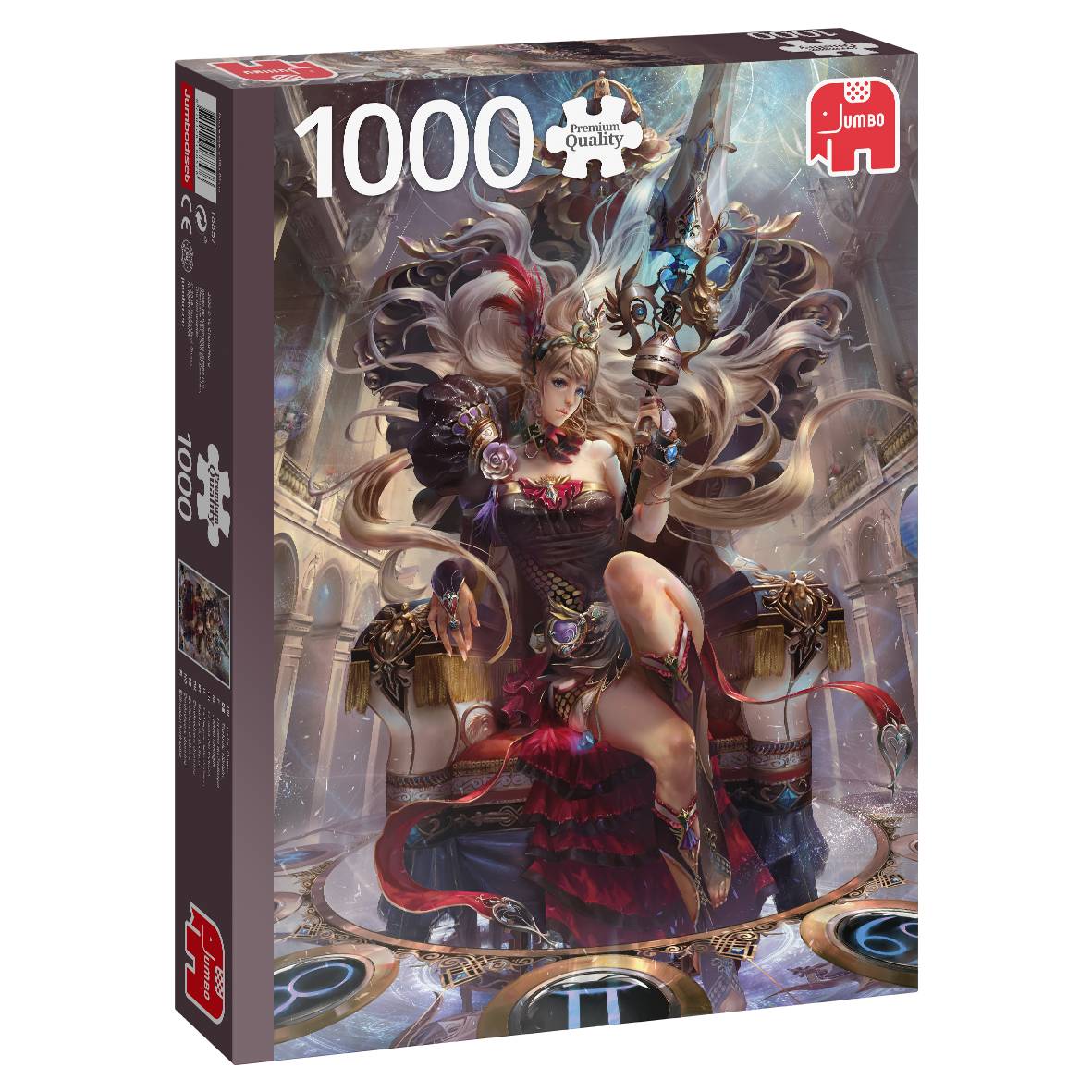 JUMBO 18857 Tierkreis-Königin 1000 Teile Puzzle