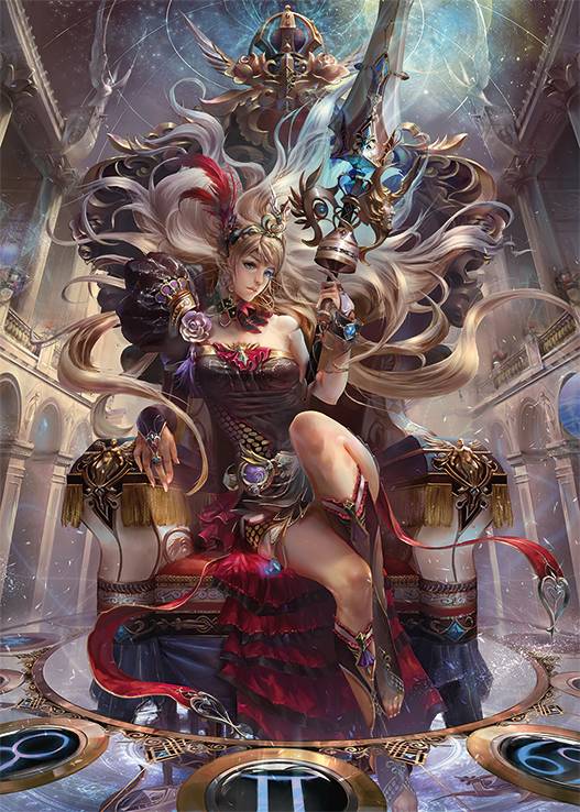 JUMBO 18857 Tierkreis-Königin 1000 Teile Puzzle