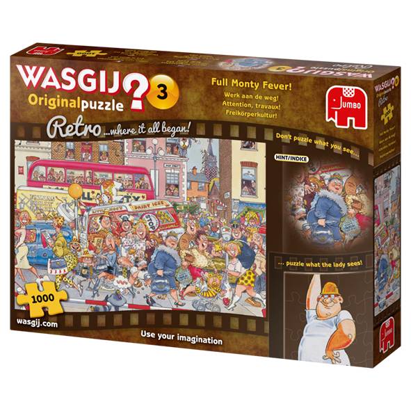 Wasgij Original 3 Retro Freikörperkultur! 1000 Teile Puzzle