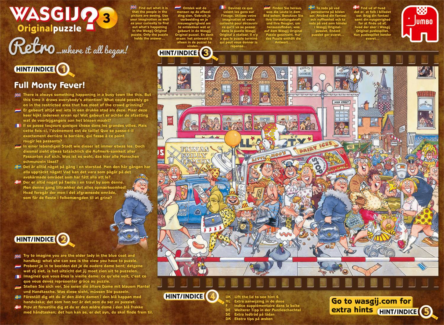 Wasgij Original Retro 3 Freikörperkultur! 1000 Teile Puzzle