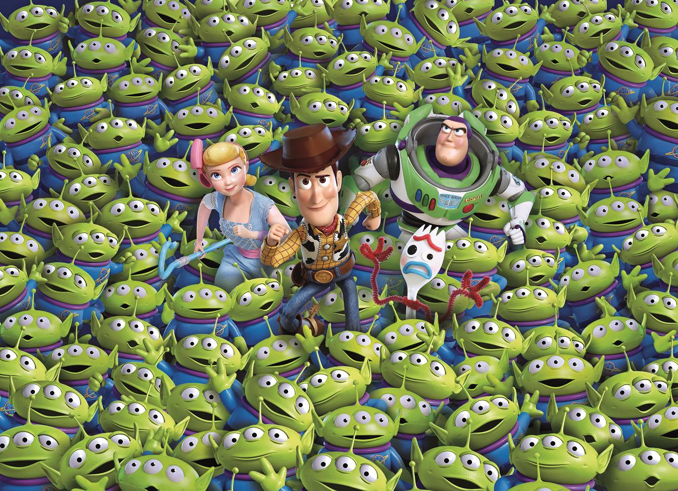 Clementoni 39499 Toy Story 4 Impossible 1000 Teile Puzzle