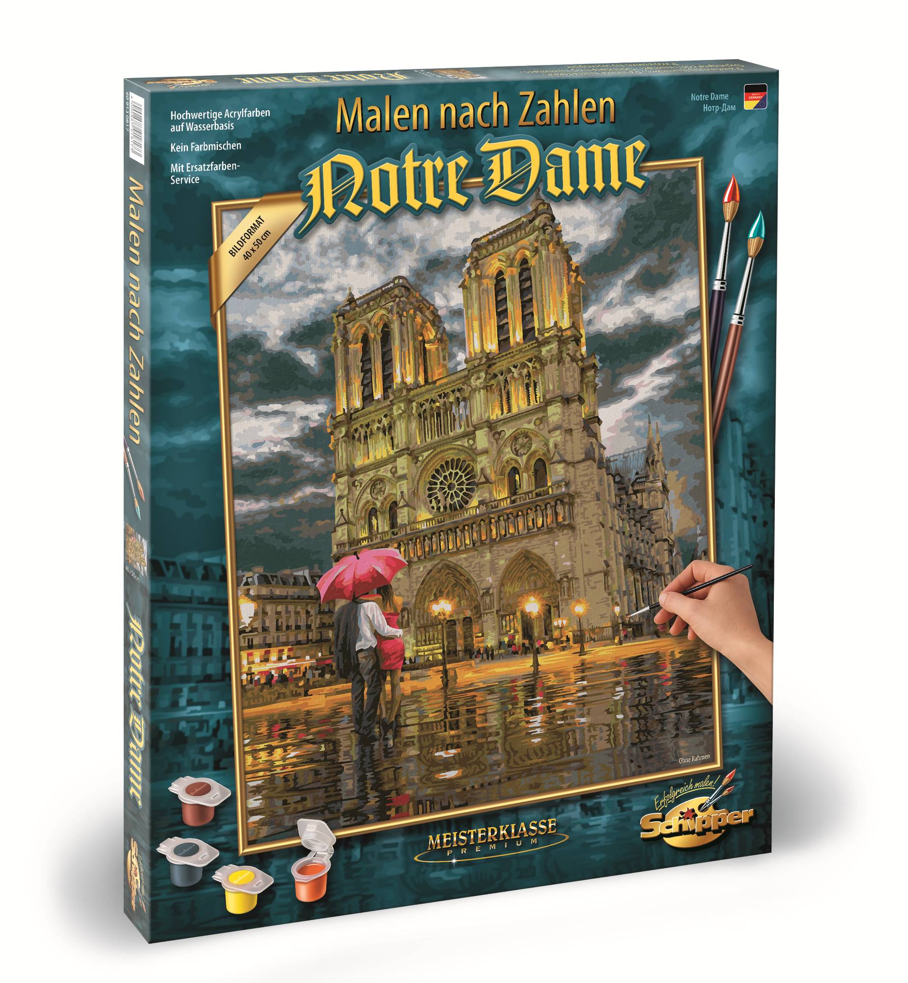 Schipper 609130817 Die Kathedrale „Notre-Dame in Paris“ Malen nach Zahlen