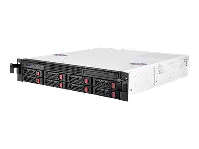 SilverStone RM21-308 - Rack-Montage 2U - micro ATX - SATA/SAS - Hot-Swap - keine Spannungsversorgung (ATX / PS/2)
