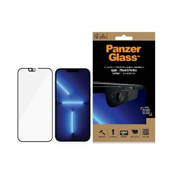 PanzerGlass für Apple iPhone 13 Pro Max Antibakteriell Hart Glas Case Friendly CamSlider Schwarz
