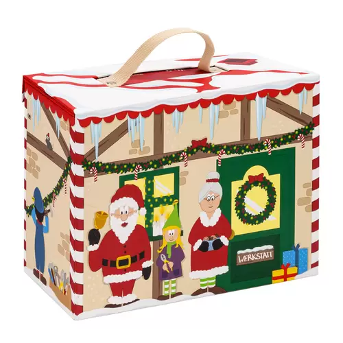 yoamo Wichtelwerkstatt Adventskalender mit Spielkoffer für Kinder mit Holzfiguren in hochwertigem Aufbewahrungs-Koffer, 27-teilig (1 Set) yoamo Wichtelwerkstatt Adventskalender mit Spielkoffer für Kinder mit Holzfiguren in hochwertigem Aufbewahrungs-Koffer, 27-teilig (1 Set)