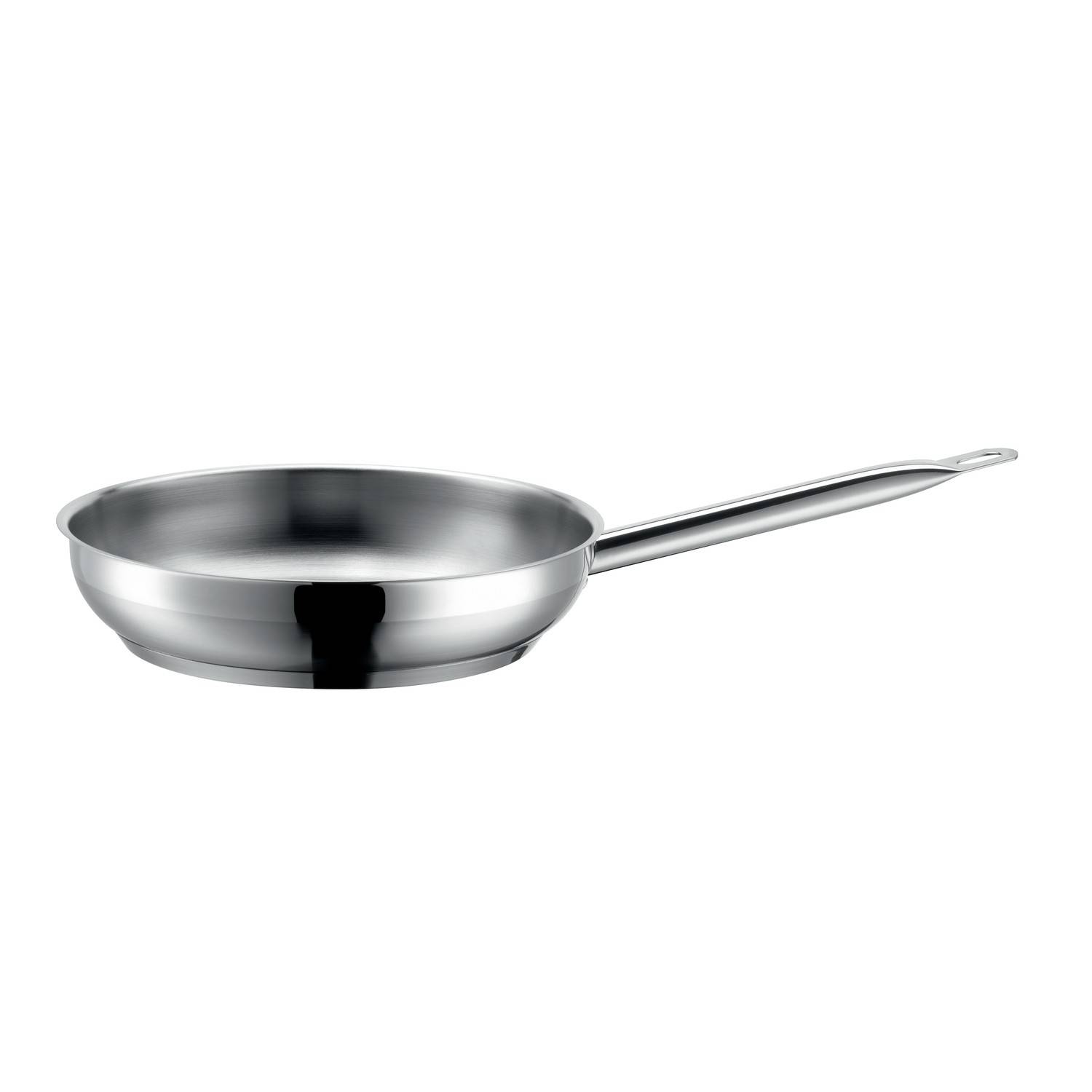Mäser 811041 Professional I Bratpfanne, Ø 24cm, Edelstahl 18/10, silber