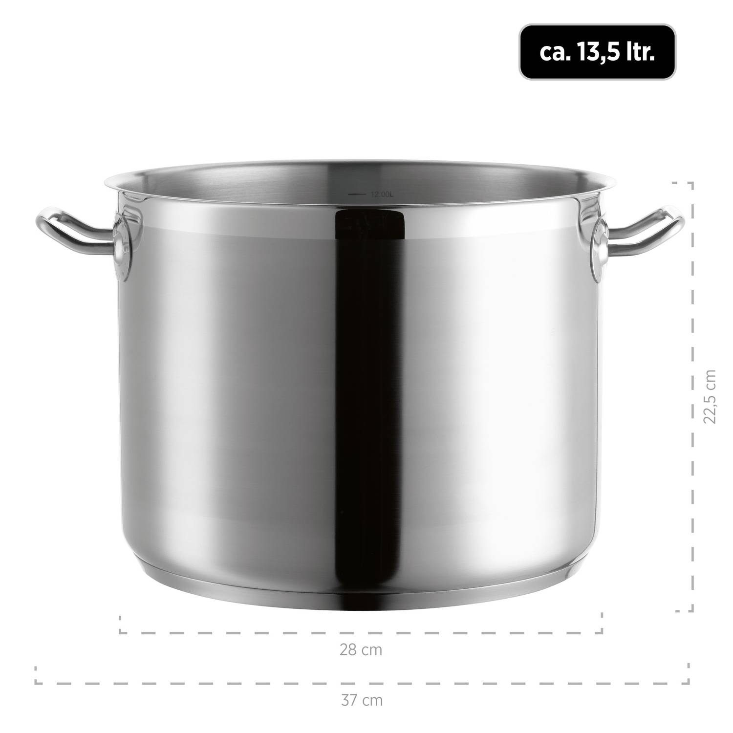 Mäser 926101 Professional I Gemüsetopf mit Deckel, Ø 28cm, Edelstahl 18/10, silber (1 Stück)