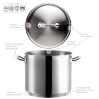 Mäser 926098 Professional I Gemüsetopf mit Deckel, Ø 20cm, Edelstahl 18/10, silber (1 Stück) Mäser 926098 Professional I Gemüsetopf mit Deckel, Ø 20cm, Edelstahl 18/10, silber (1 Stück)