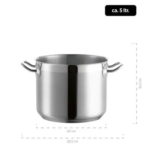 Mäser 926098 Professional I Gemüsetopf mit Deckel, Ø 20cm, Edelstahl 18/10, silber (1 Stück) Mäser 926098 Professional I Gemüsetopf mit Deckel, Ø 20cm, Edelstahl 18/10, silber (1 Stück)