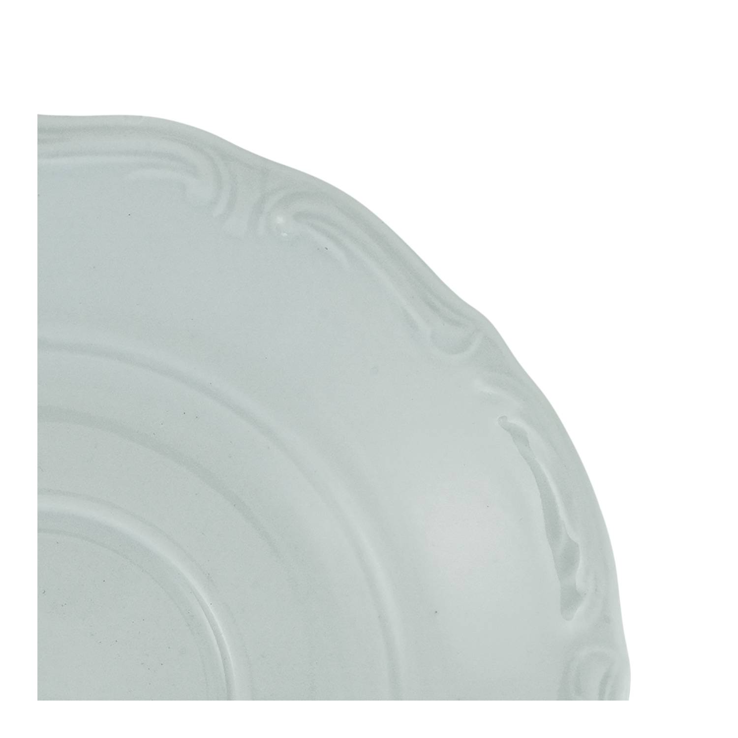 CreaTable 16136 Kaffeeservice Maria Theresia für 6 Personen, Porzellan, weiß (1 Set, 18-teilig)