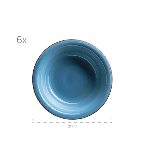 Mäser 931602 Tafelservice Lumaca für 6 Personen, Steingut, dunkelblau (1 Set, 12-teilig) Mäser 931602 Tafelservice Lumaca für 6 Personen, Steingut, dunkelblau (1 Set, 12-teilig)