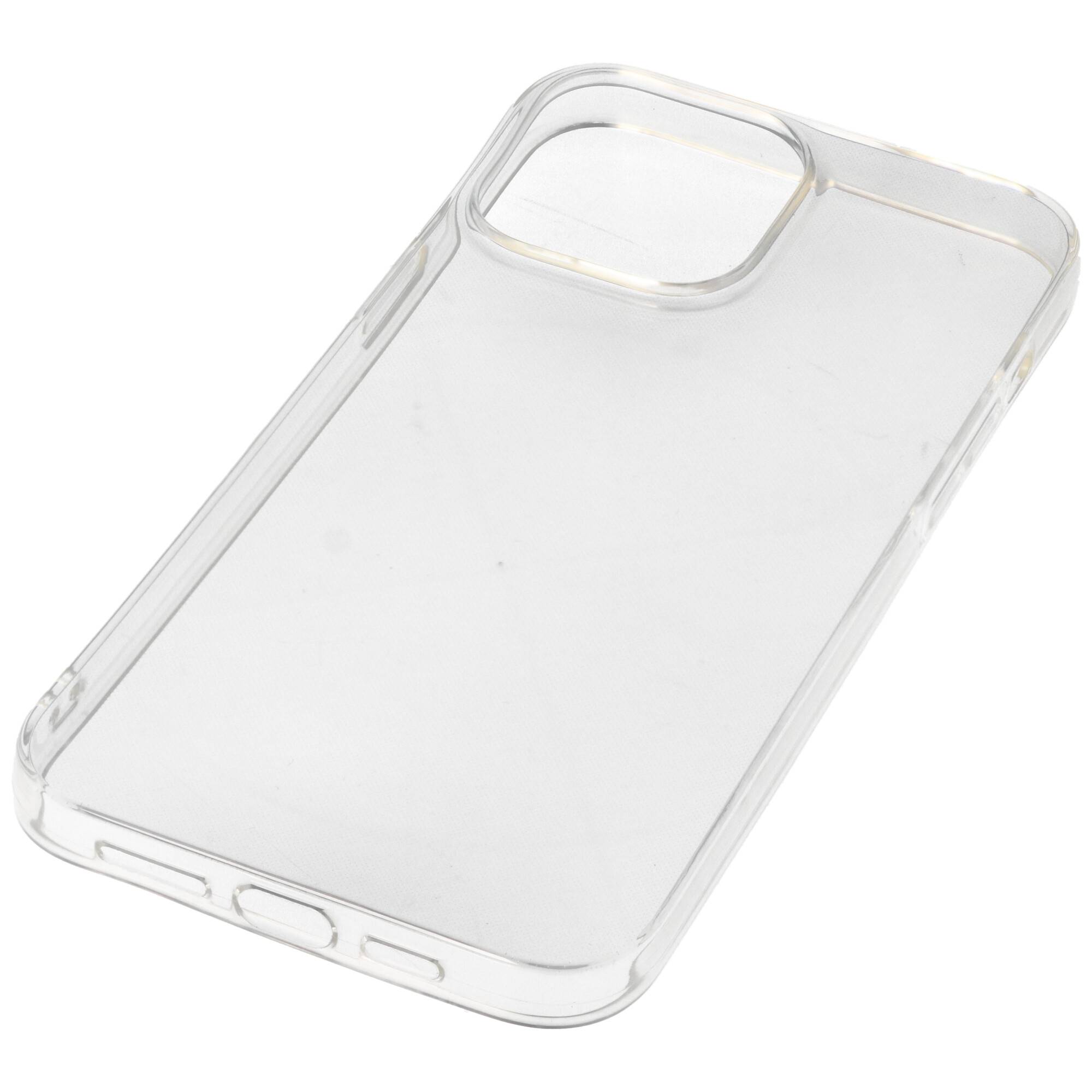 Hülle passend für Apple iPhone 13 Pro Max - transparente Schutzhülle, Anti-Gelb Luftkissen Fallschutz Silikon Handyhülle