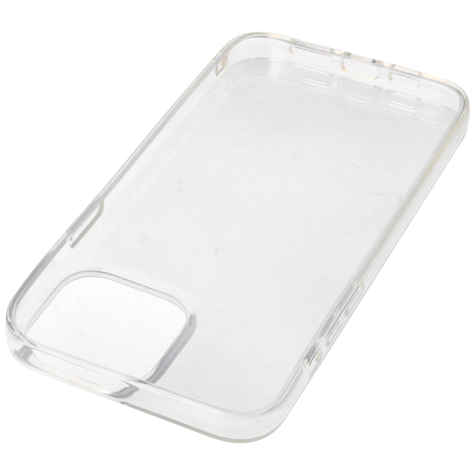 Hülle passend für Apple iPhone 13 Pro Max - transparente Schutzhülle, Anti-Gelb Luftkissen Fallschutz Silikon Handyhülle