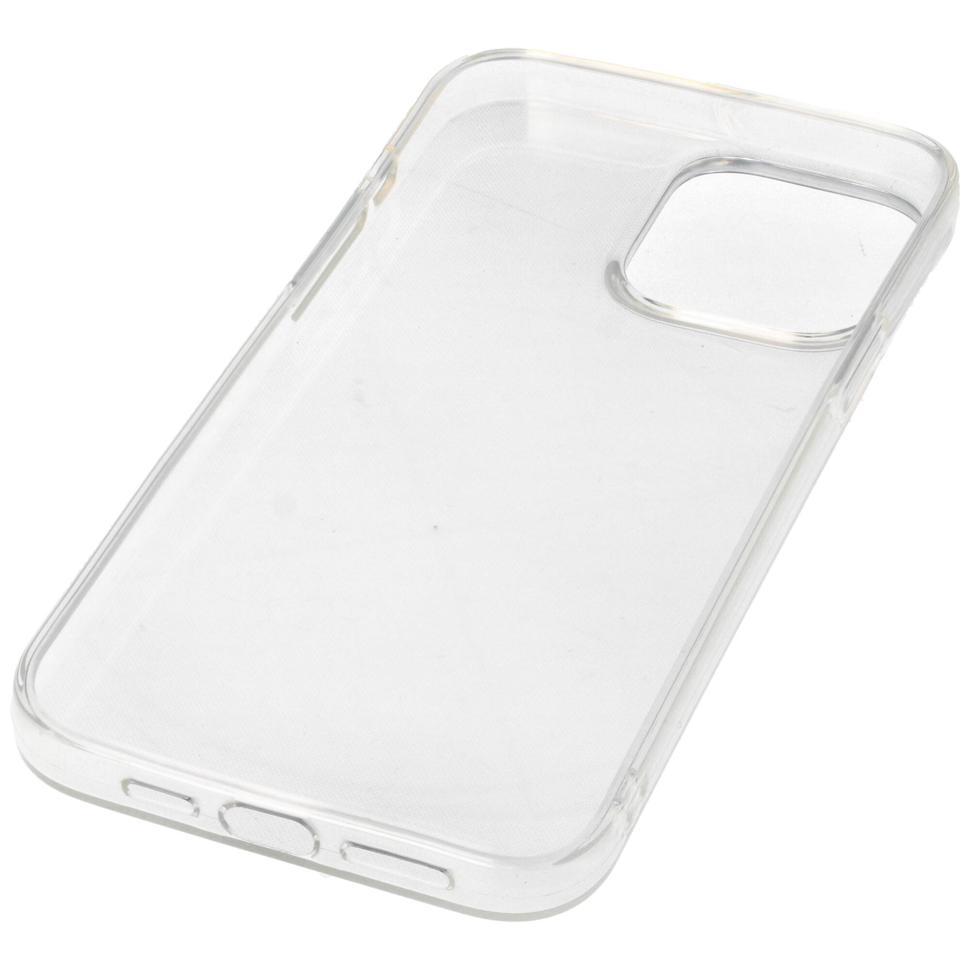 Hülle passend für Apple iPhone 13 Pro Max - transparente Schutzhülle, Anti-Gelb Luftkissen Fallschutz Silikon Handyhülle