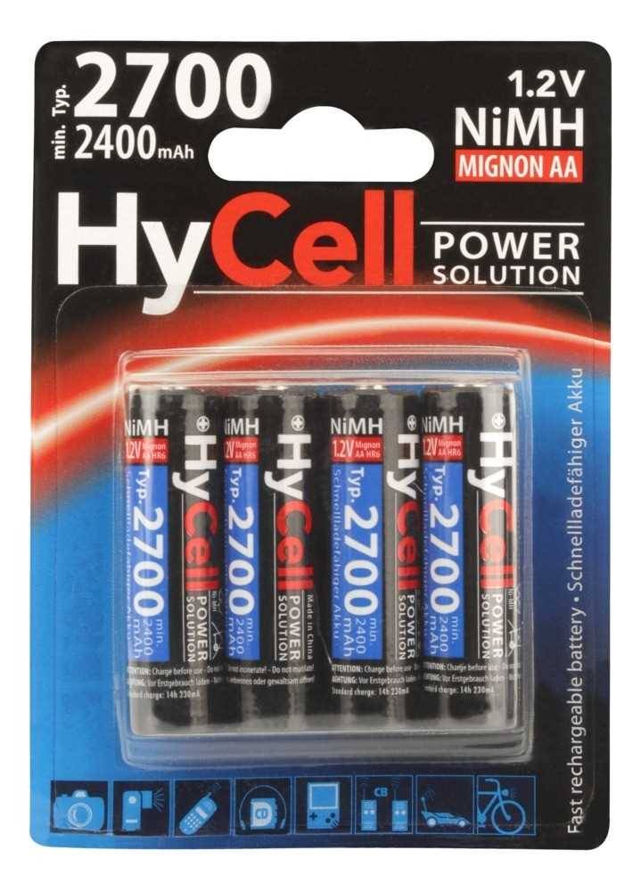 HyCell NiMH-Akku Typ 2700 Mignon 2400mAh 4er-Blister