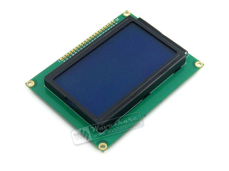 WaveShare LCD12864-ST (3.3V Blue Backlight)