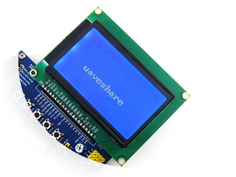 WaveShare LCD12864-ST (3.3V Blue Backlight)