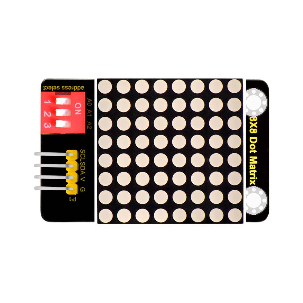 Keyestudio 8*8 LED Dot Matrix Module HT16K33 for Arduino I2C