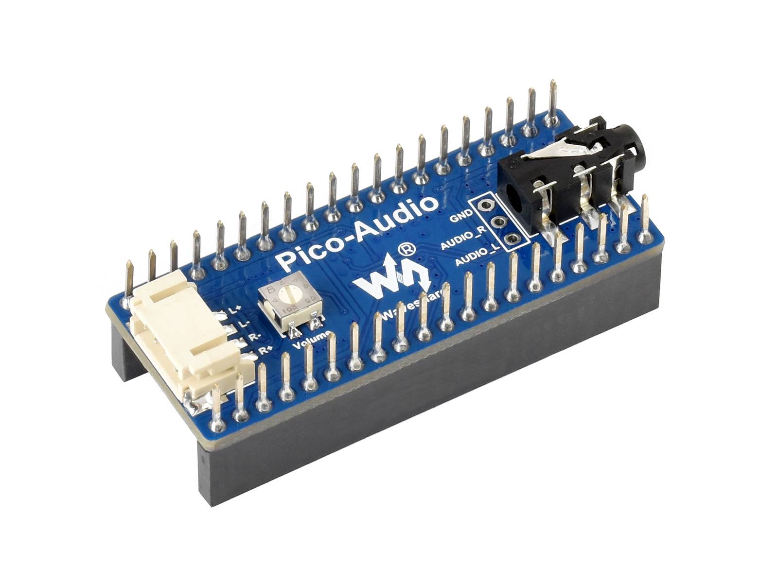 WaveShare Audio Expansion Module for Raspberry Pi Pico Headphone Speaker Output