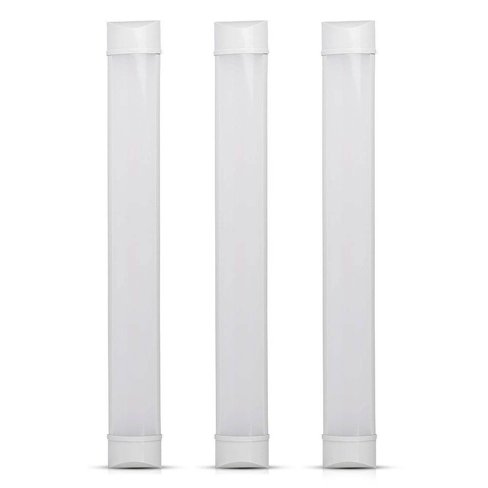 Unterbauleuchte 150 cm Wannenleuchte neutralweiß Deckenlampe Garage LED, weiß, 1x LED 50W 6000Lm, BxH 7,41 x 2,44 cm, 3er Set