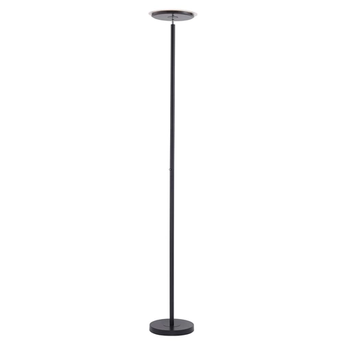 Stehlampe Standleuchte LED Deckenfluter Wohnzimmer Stehleuchte Dimmer mit verstellbarem Spot, Metall schwarz, 1x LED 22W 1700 lm warmweiß, H 181 cm Stehlampe Standleuchte LED Deckenfluter Wohnzimmer Stehleuchte Dimmer mit verstellbarem Spot, Metall schwarz, 1x LED 22W 1700 lm warmweiß, H 181 cm
