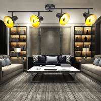 Deckenleuchte Spotleiste Deckenlampe Innenleuchte Metall, schwarz, goldfarbig, Spots beweglich, 4x LED 4 Watt 380 Lumen warmweiß, LxH: 85x17,6 cm Deckenleuchte Spotleiste Deckenlampe Innenleuchte Metall, schwarz, goldfarbig, Spots beweglich, 4x LED 4 Watt 380 Lumen warmweiß, LxH: 85x17,6 cm