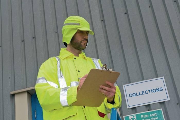 Anstoßkappe First Base 3 52-65cm signalgelb wasserfest EN812:A1 EN471 3M