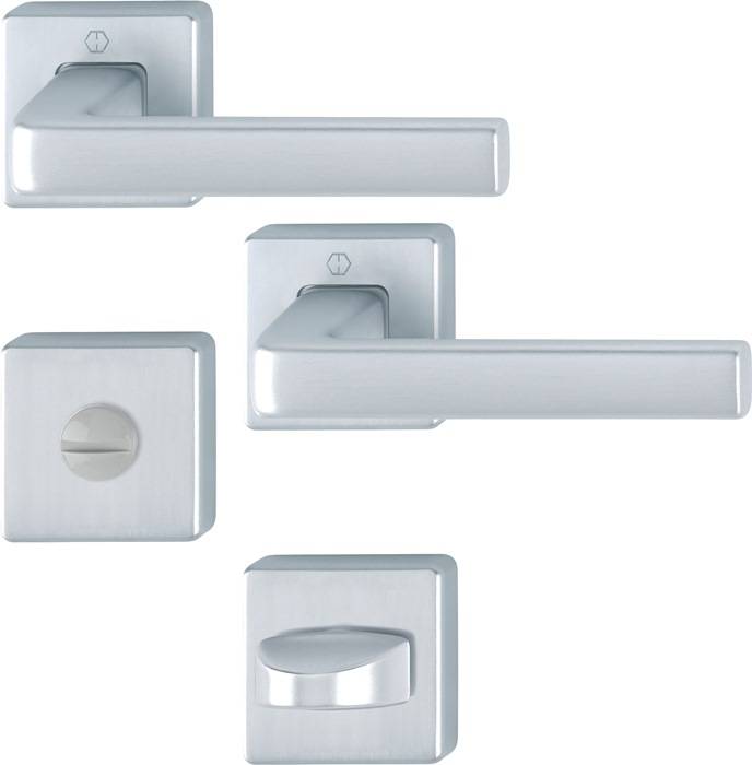 Rosettengrt.Dublin 1124/843KV/843KVS Alu.F1 eck..SK/OL DIN L/R D/D HOPPE