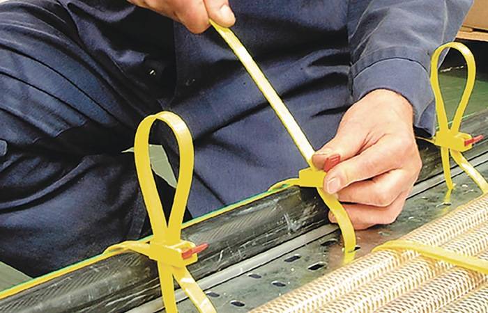 Kabelbinder SpeedyTie L.750mm B.12mm PA gelb 5St./Btl.HELLERMANNTYTON…