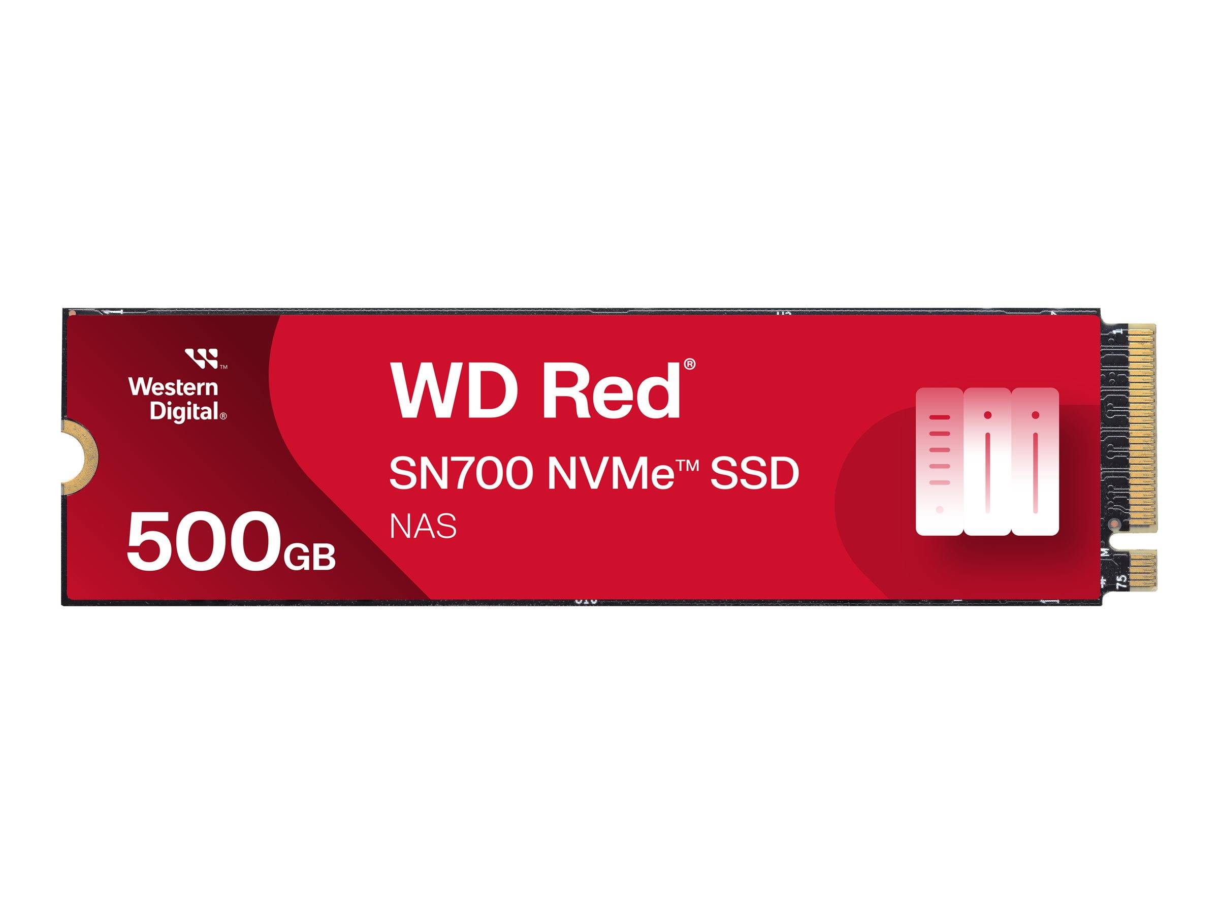 WD Red SN700 WDS500G1R0C - SSD - 500 GB - intern - M.2 2280 - PCIe 3.0 x4 (NVMe)