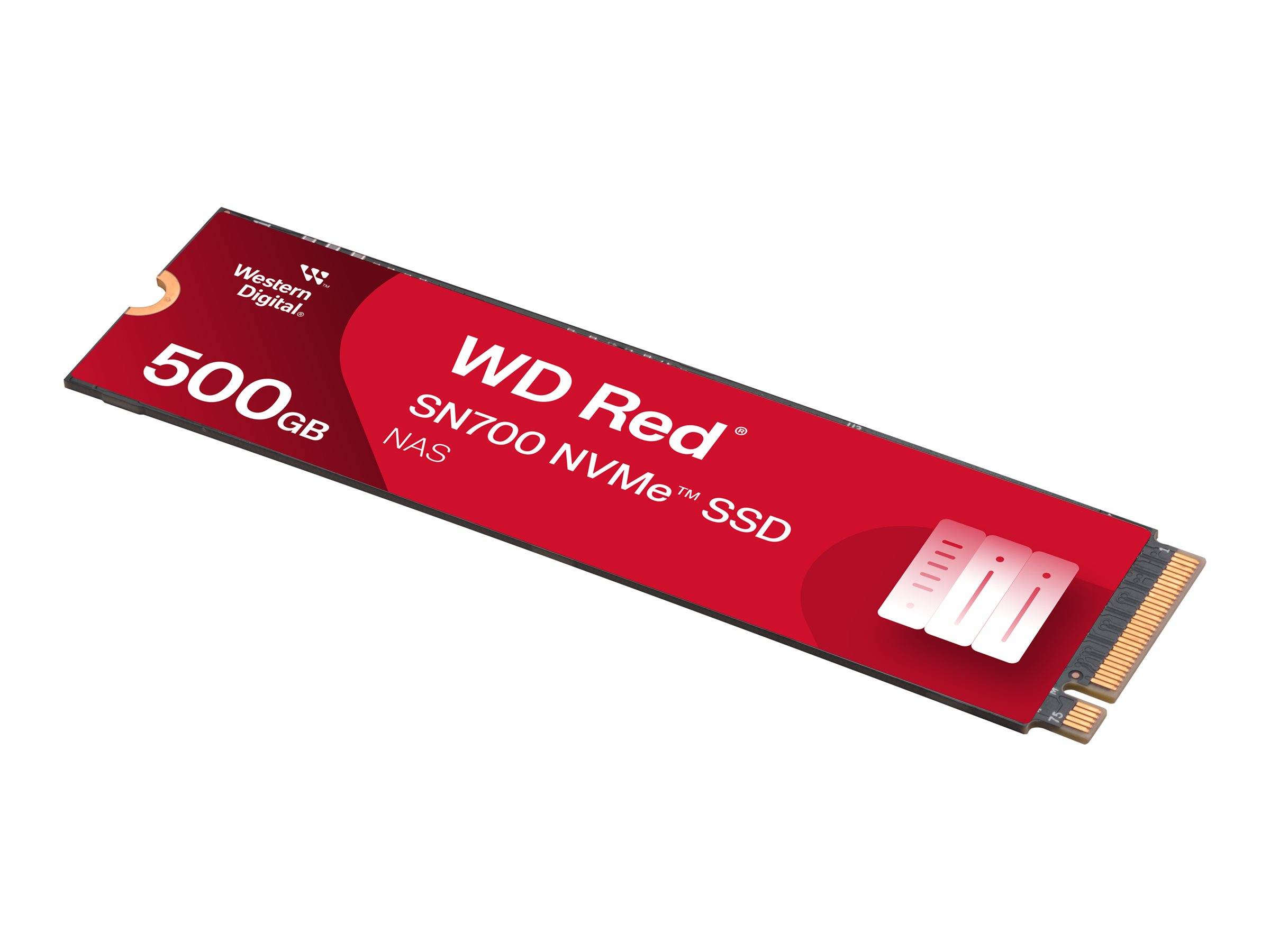 WD Red SN700 WDS500G1R0C - SSD - 500 GB - intern - M.2 2280 - PCIe 3.0 x4 (NVMe)