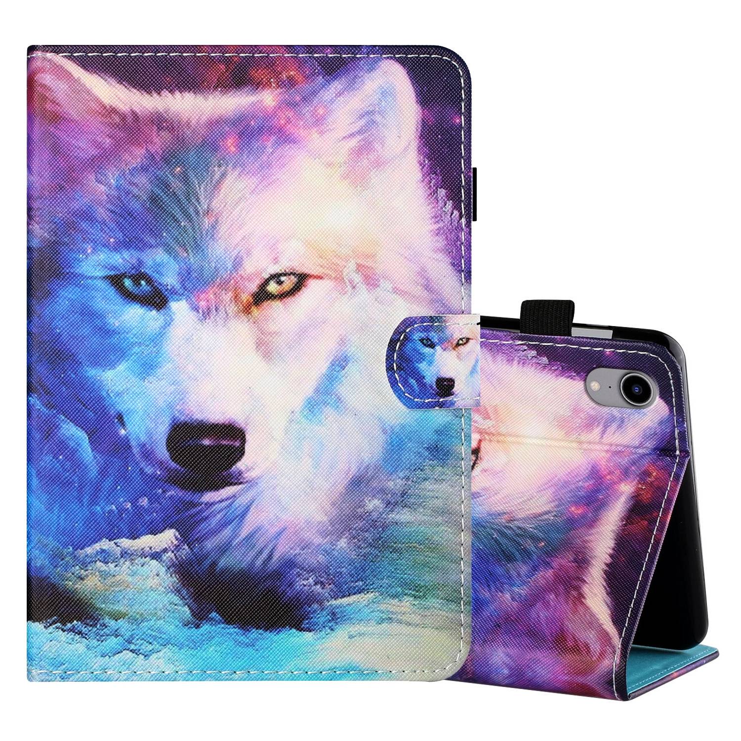 Für Apple iPad Mini 2024 8.3" / Mini 6 2021 Kunstleder Motiv 2 Tasche