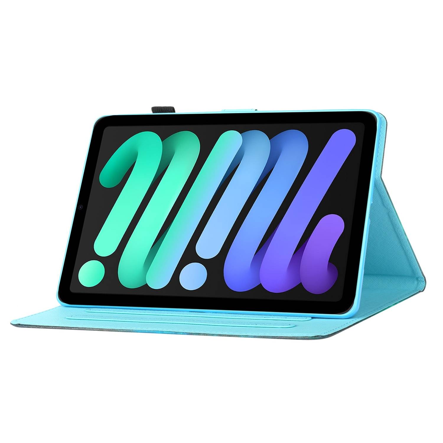 Für Apple iPad Mini 2024 8.3 Zoll / Mini 6 2021 Kunstleder Motiv 8 Tasche Hülle