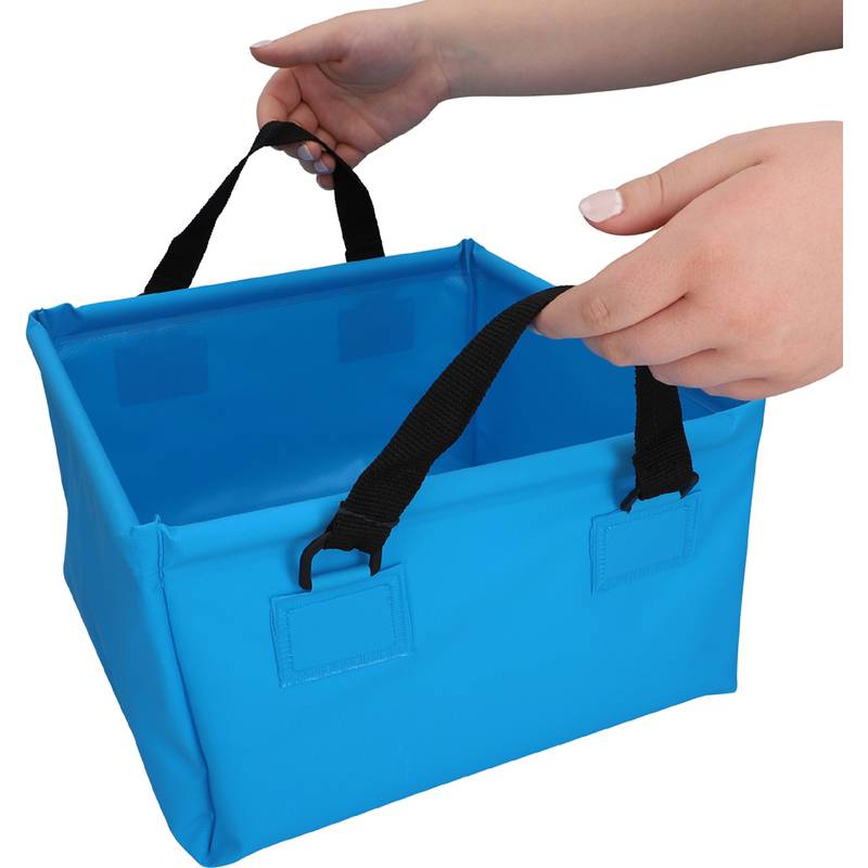 cartrend Spülschüssel, faltbar, eckig, 15 Liter, blau