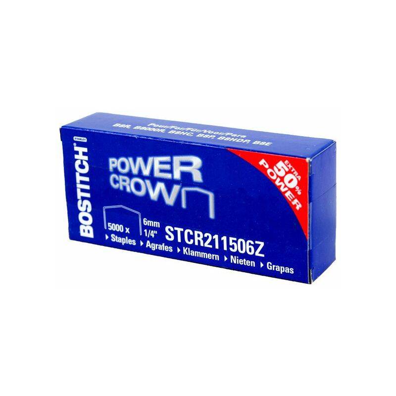 BOSTITCH Heftklammern STCR2115, 10 mm, Inhalt: 5.000 Stück