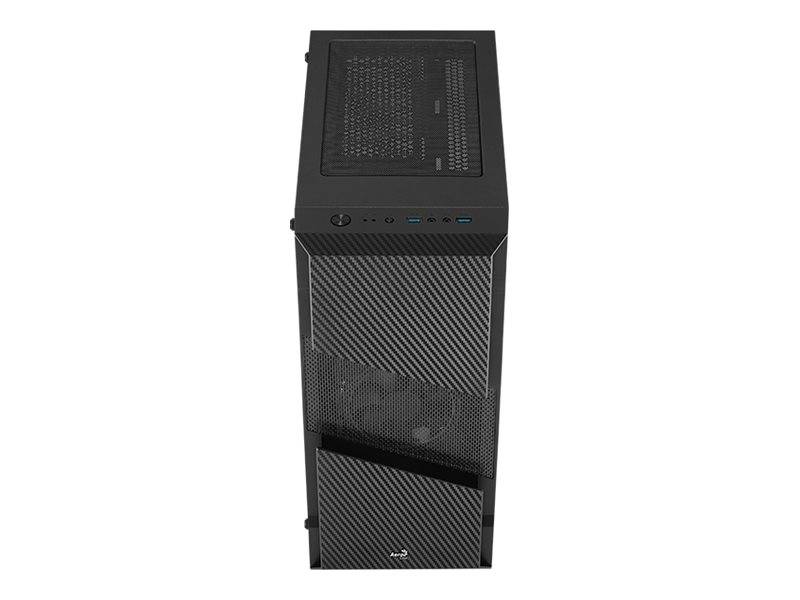 AeroCool Menace Saturn FRGB v1 - Tempered Glass Edition - Tower - ATX - Seitenteil mit Fenster (gehärtetes Glas)