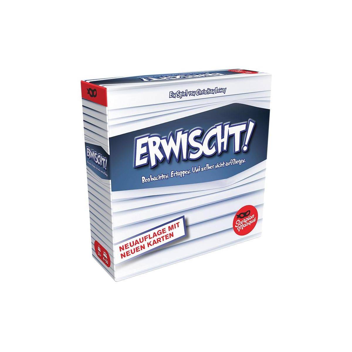 LSMD0014 - Erwischt! - Kartenspiel, für 4 bis 50 Spieler, ab 12 Jahren (DE-Neuauflage)