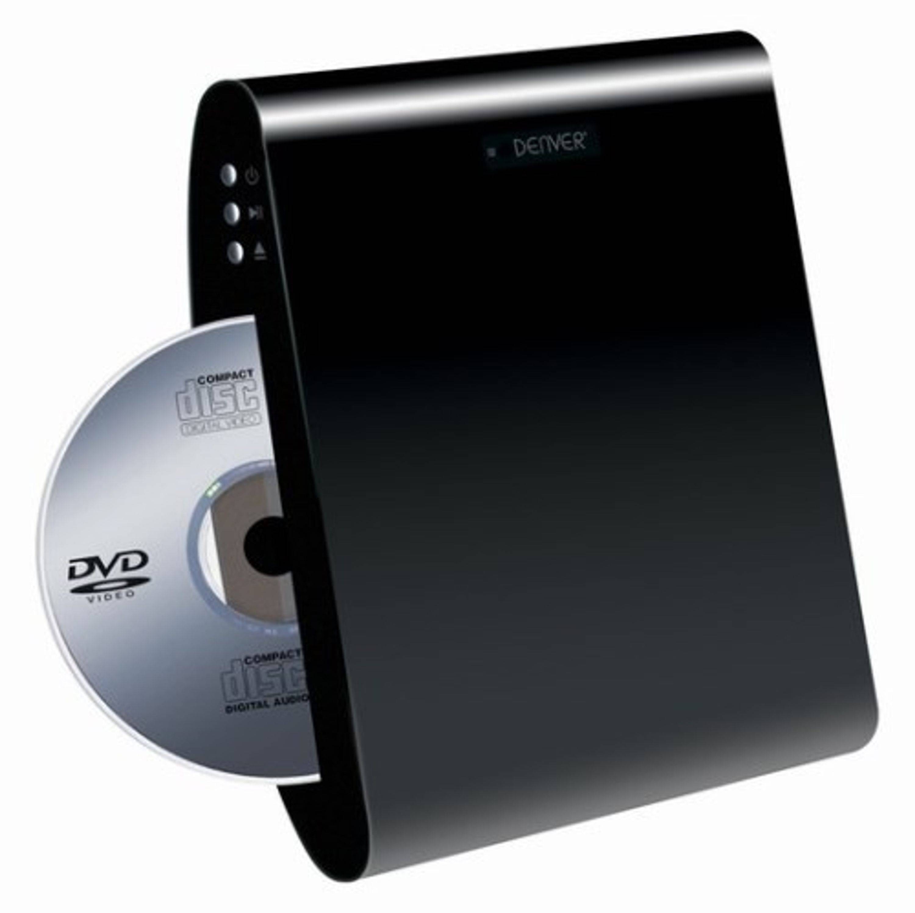 DVD-Player USB mit HDMI für Wandmontage geeignet DENVER DWM-100 black