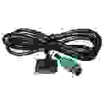 vhbw KFZ Audio Kabel kompatibel mit Alpine CDE-9870R/RM, CDE-9871R/RR, CDE-9872R/RM, CDE-9873RB, CDE-9874R/RR/RBi - Adapter, 100 cm, Schwarz