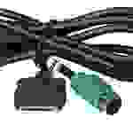 vhbw KFZ Audio Kabel Ersatz für Alpine KCE-422i für Auto, Fahrzeug - Adapter, 100 cm, Schwarz