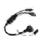 vhbw KFZ Audio Kabel kompatibel mit BMW X1 Auto, Fahrzeug - Y-Adapter, Schwarz