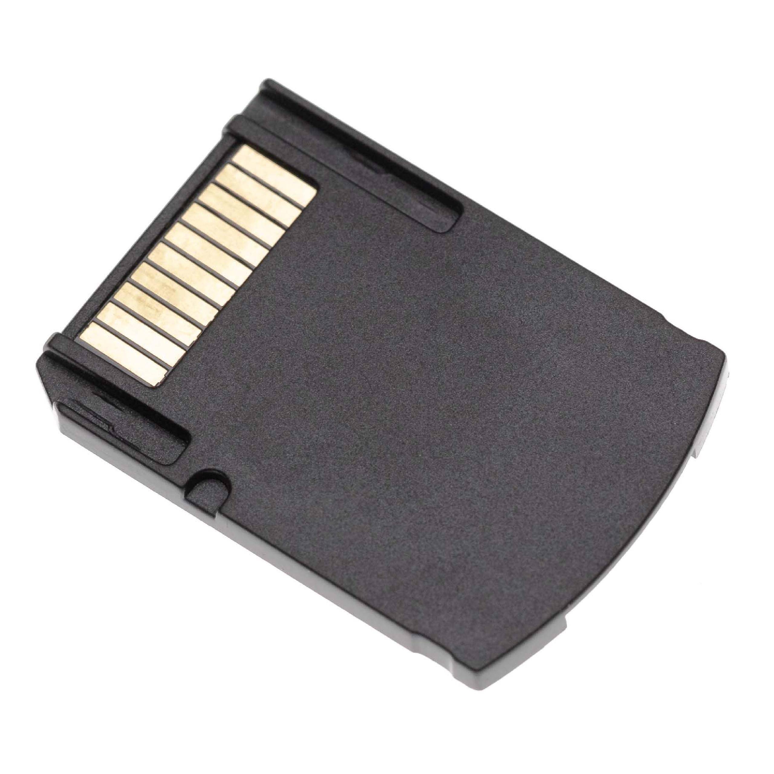vhbw SD Kartenadapter kompatibel mit PlayStation Vita 1000 Spielekonsole - SD Speicherkarten Konverter, Schwarz