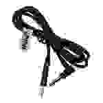 vhbw Audio AUX Kabel kompatibel mit AKG K840, K840KL, K845, K845BT, N90, N90Q, Y40 Kopfhörer - Audiokabel 3,5 mm Klinkenstecker, 100 cm, Schwarz