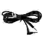 vhbw Audio AUX Kabel kompatibel mit AKG K840, K840KL, K845, K845BT, N90, N90Q, Y40 Kopfhörer - Audiokabel 3,5 mm Klinkenstecker, Schwarz