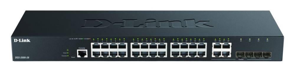 DLink Deutschland 28-Port Gigabit Switch DGS-2000-28