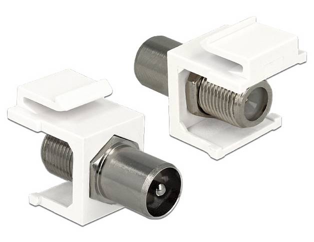 DeLOCK - Modularer Einschub (Kopplung) - F-Stecker