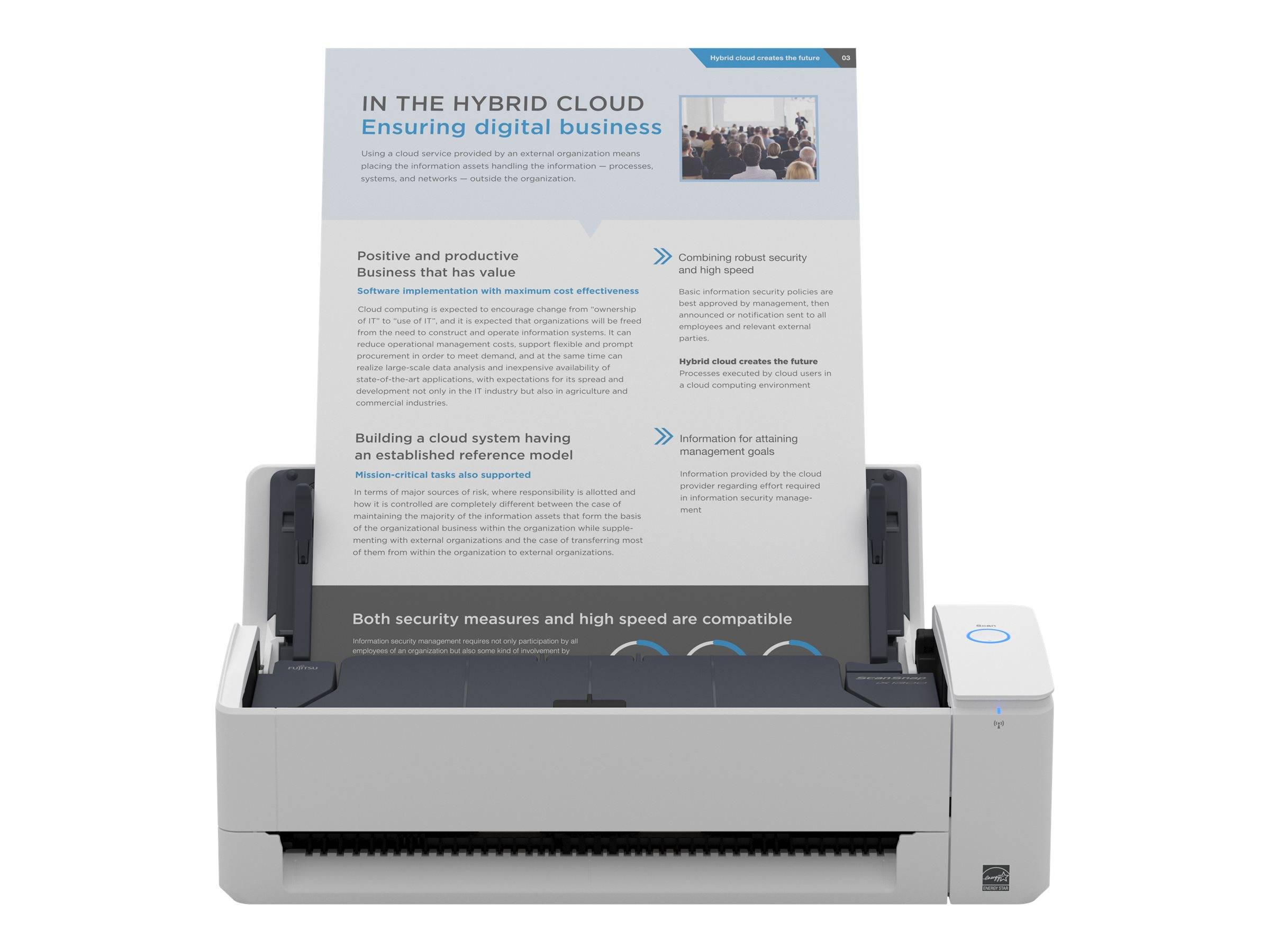 Ricoh ScanSnap iX1300 - Dokumentenscanner - Dual CIS - Duplex - 216 x 3000 mm - 600 dpi x 600 dpi - bis zu 30 Seiten/Min
