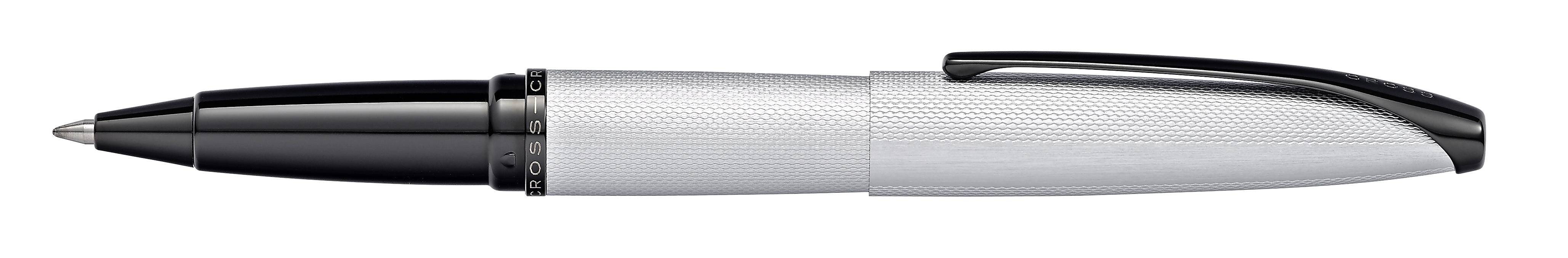 Rollerball Cross ATX Chrom mit gefrästem Diamantmuster