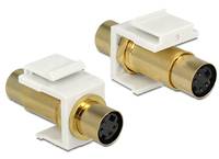 DeLOCK Keystone module - Modulare Eingabe - Mini-DIN